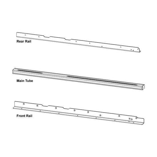 Industrial Series 52' Ext Rail Assembly